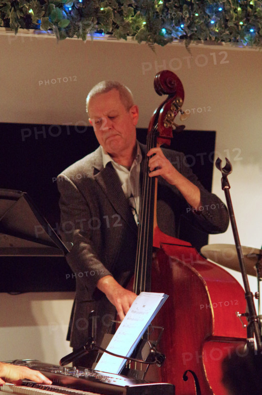 Paul Whitten, Paul Higgs Quartet, East Grinstead Jazz Club, Chequer Mead Theatre, West Sussex, 2025. Creator: Brian O'Connor.