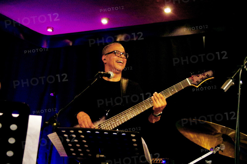 Gary Brown, Jose Neto Quartet, Verdict Jazz Club, Brighton, East Sussex, May 2025. Creator: Brian O'Connor.