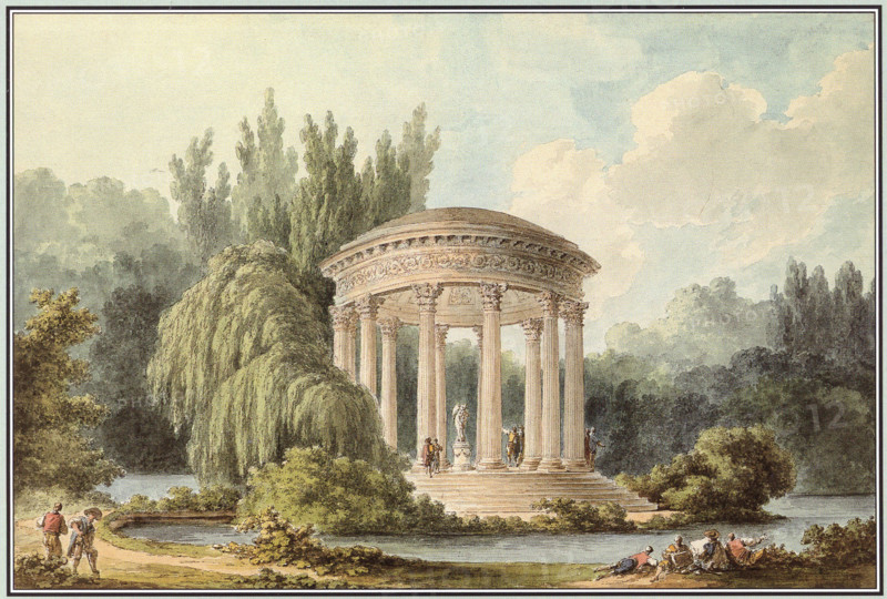 Temple de l'Amour, 1786. Creator: Châtelet, Claude-Louis (1753-1795).