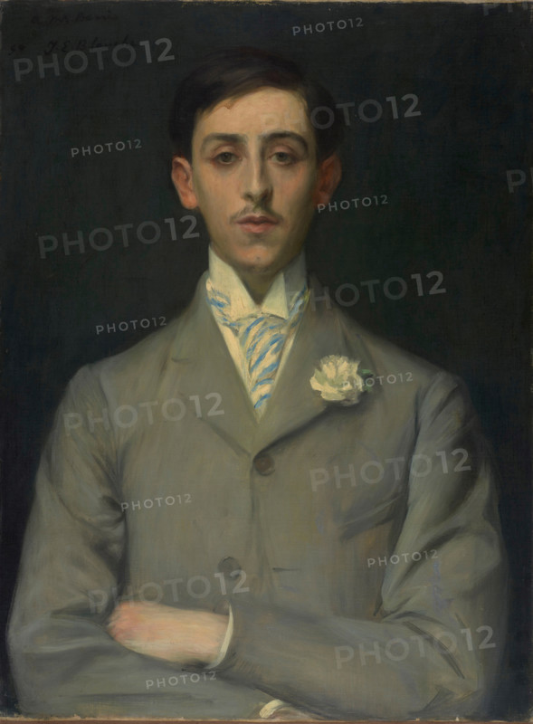 Portrait of Maurice Barrès, c1890. Creator: Blanche, Jacques-Émile (1861-1942).