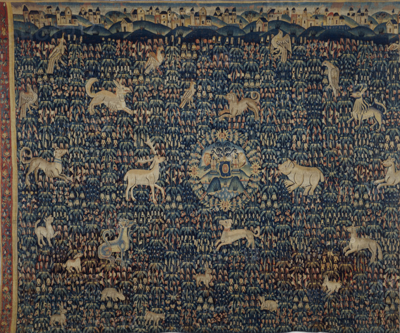 Millefleurs Tapestry  , Early16th century. Creator: Anonymous master.