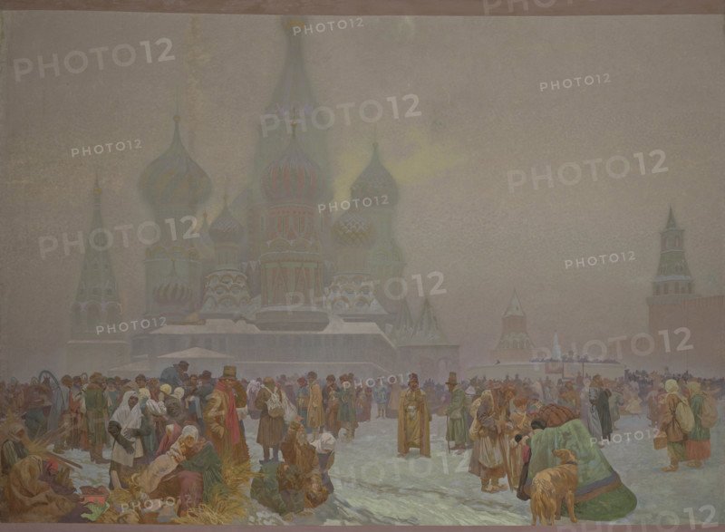 The Abolition of Serfdom in Russia (The cycle The Slav Epic), 1914. Creator: Mucha, Alfons Marie (1860-1939).