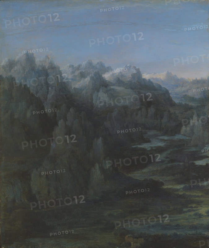 Mountain Range, c1530. Creator: Altdorfer, Albrecht (c. 1480-1538).
