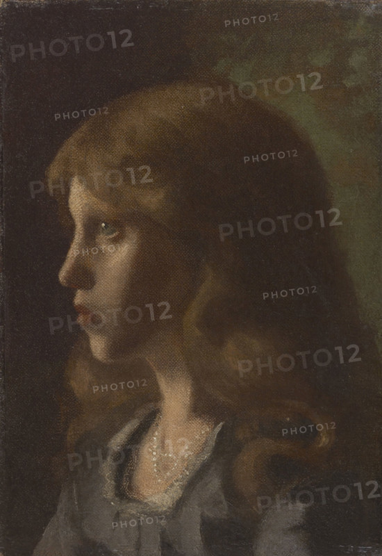 Girl's Head . Creator: Klimt, Gustav (1862-1918).
