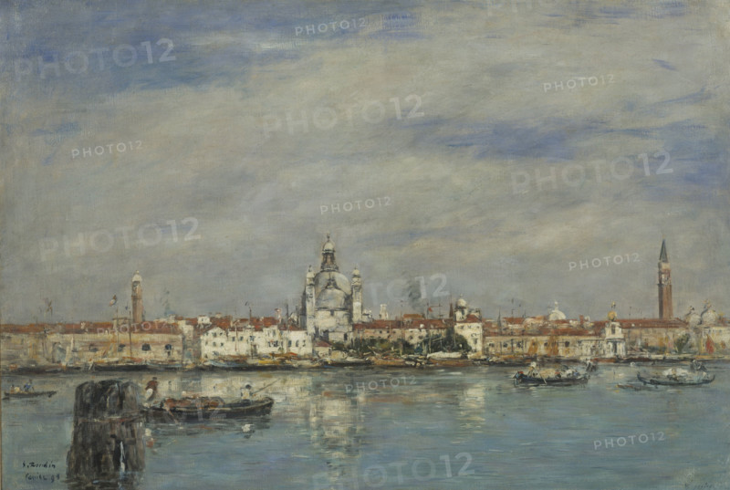 The Grand Canal, Venice, 1895. Creator: Boudin, Eugène-Louis (1824-1898).