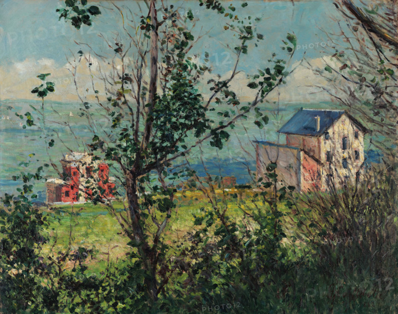 Villas à Trouville, 1882. Creator: Caillebotte, Gustave (1848-1894).