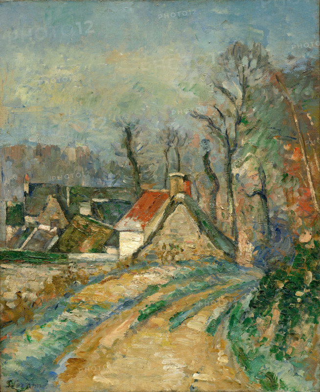 Détour à Auvers, c1873. Creator: Cézanne, Paul (1839-1906).
