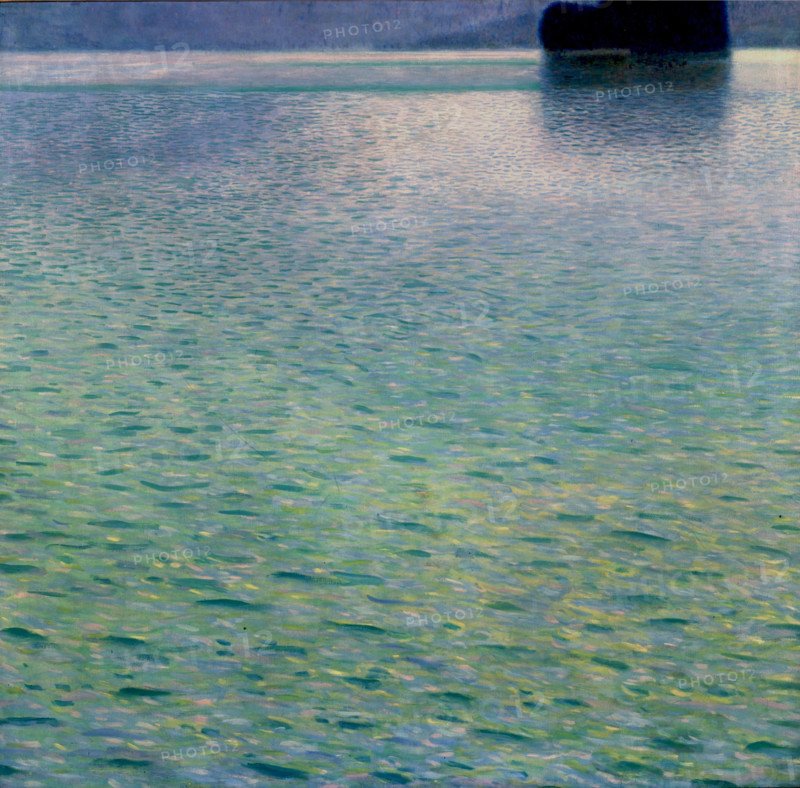 Island in the Attersee, 1901. Creator: Klimt, Gustav (1862-1918).
