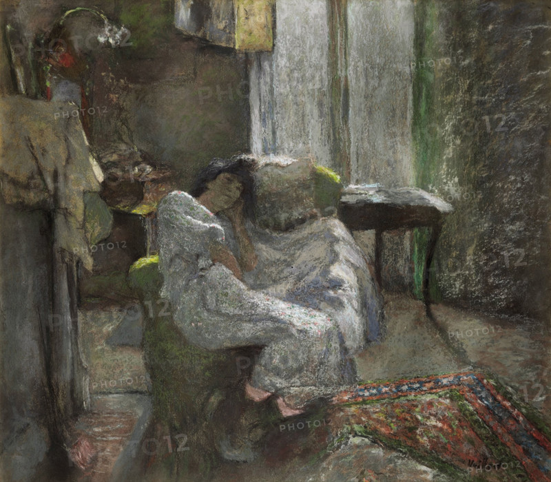 Portrait of Madame Hessel, 1910. Creator: Vuillard, Édouard (1868-1940).