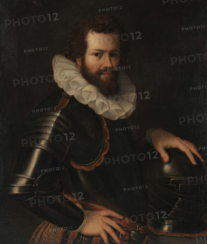 Portrait of Ranuccio I Farnese (1569-1622), Duke of Parma, Piacenza and Castro, Early 17th century. Creator: Aretusi, Cesare (1549-1612).