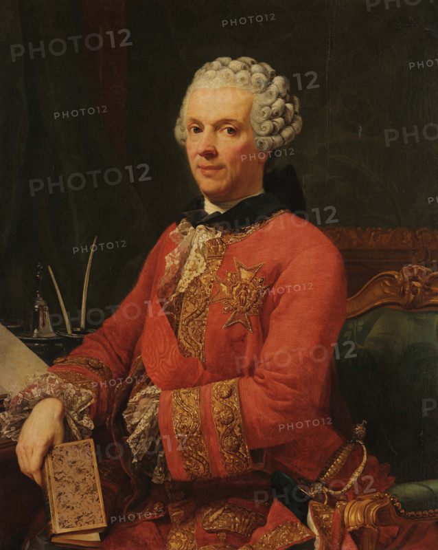 Portrait of Guillaume Du Tillot (1711-1774), c1760. Creator: Ferrari, Pietro Melchiorre (1735-1787).