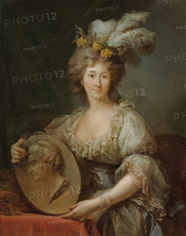 Duchess Dorothea of Courland, née Countess von Medem (1761-1821) , Late 18th century. Creator: Bacciarelli, Marcello (1731-1818).