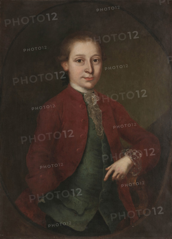 Wolfgang Amadé Mozart (?) with the diamond ring, 1773-1775. Creator: Anonymous.