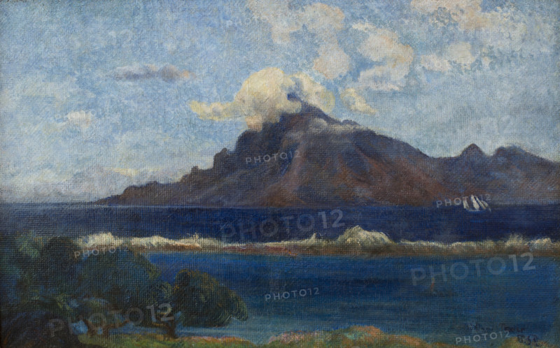 Paysage de Te Vaa, 1896. Creator: Gauguin, Paul Eugéne Henri (1848-1903).