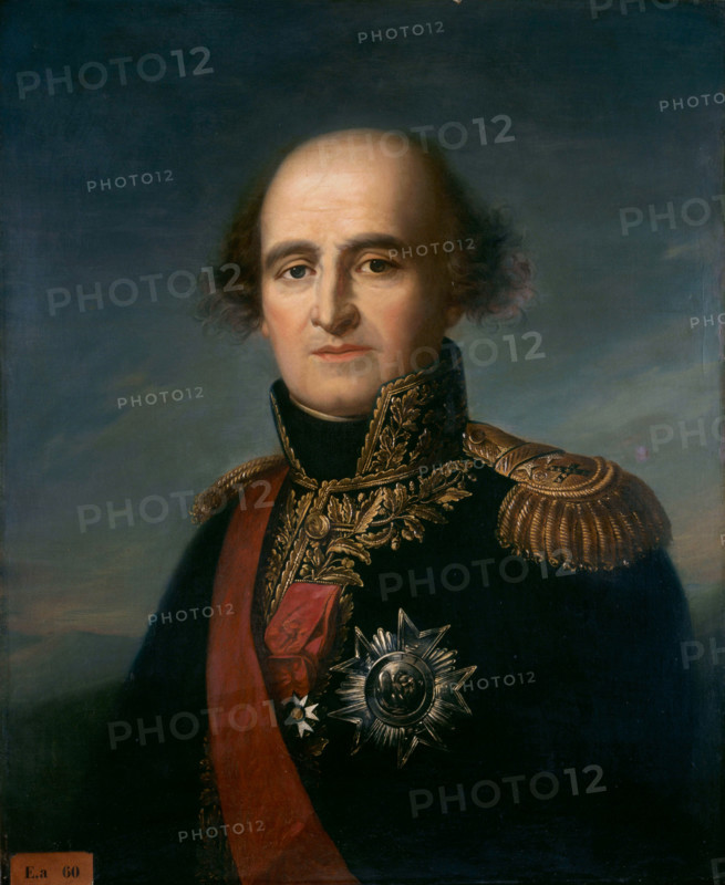 Count Jean-Mathieu Sérurier (1742-1819), Marshal of the Empire, 1834. Creator: Laneuville, Jean-Louis (1748-1826).