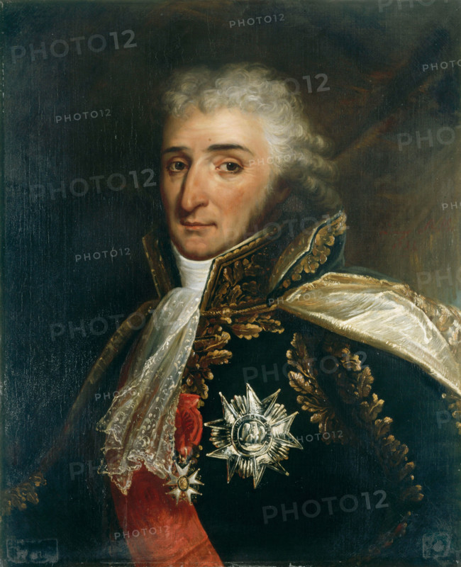 Charles Pierre François Augereau, duc de Castiglione (1757-1816), Marshal of the Empire, 1834. Creator: Lefévre, Robert (1756-1830).