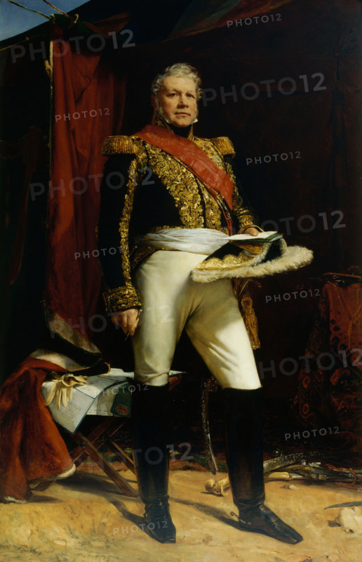 Portrait of Nicolas-Joseph, marquis Maison (1771-1840), Marshal of France, 1830. Creator: Cogniet, Léon (1794-1880).