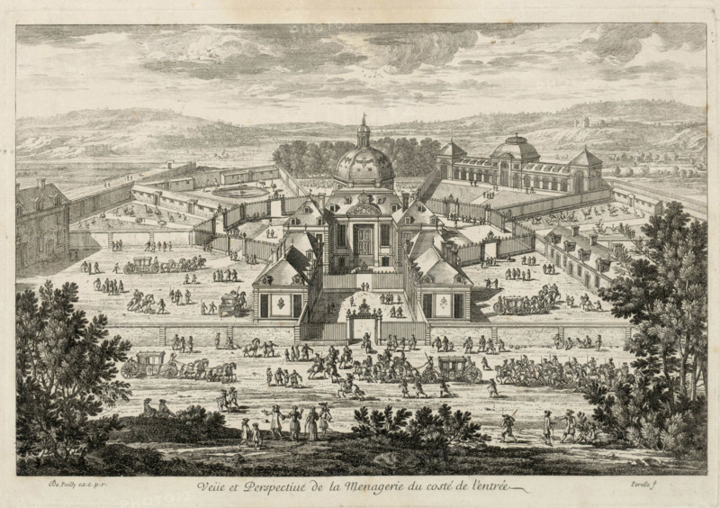 Royal Menagerie of Versailles. Creator: Pérelle, Gabriel (1604-1677).