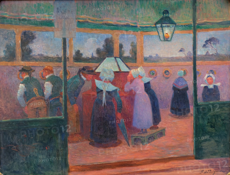The Magic Lantern. Creator: Du Puigaudeau, Ferdinand (1864-1930).