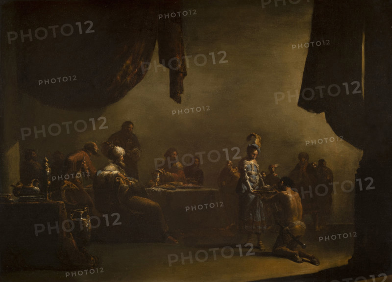 Salome receives the Head of John the Baptist, 1635-1640. Creator: Bramer, Leonaert (1596-1674).