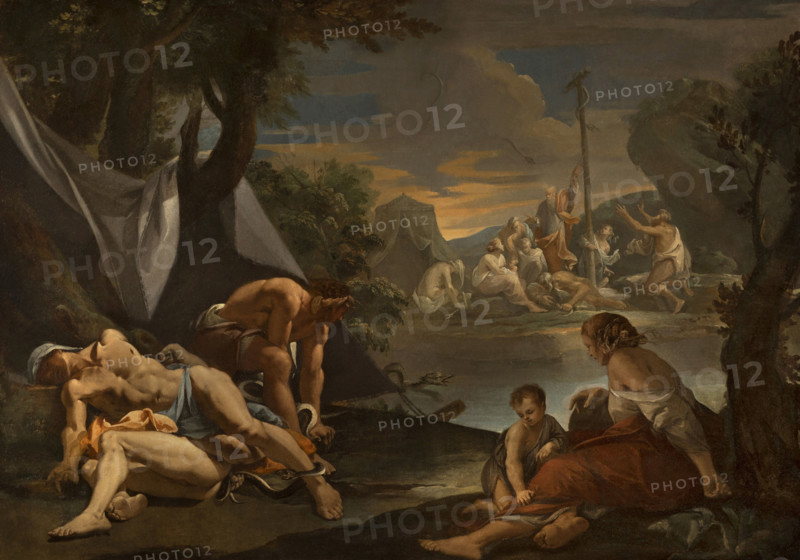 Moses and the Brazen Serpent. Creator: Chaperon, Nicolas (1612-1656).