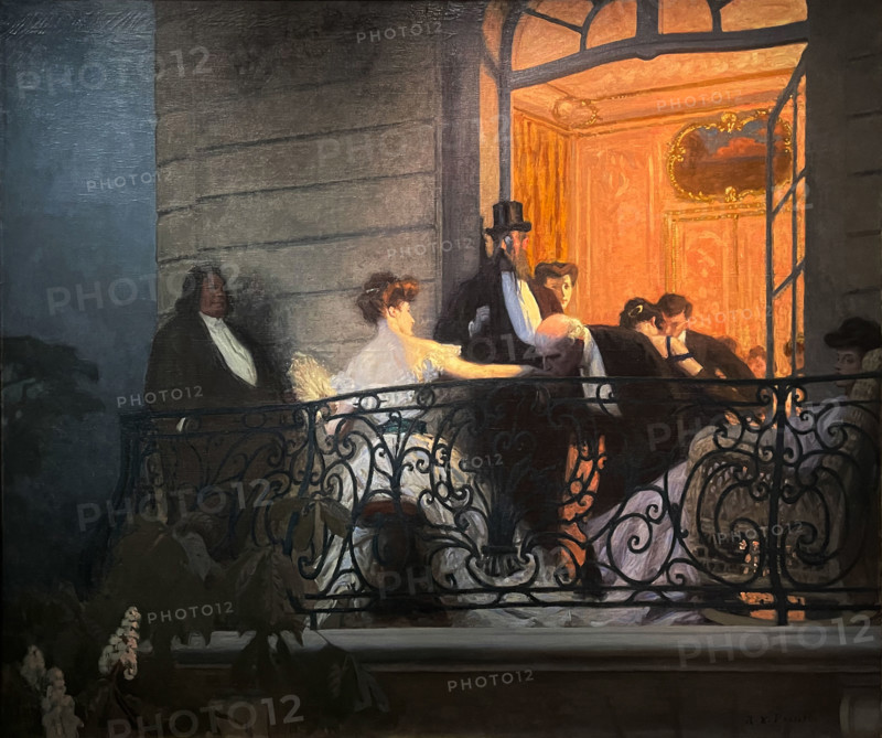 Le Balcon, 1905-1906. Creator: Prinet, René François Xavier (1861-1946).