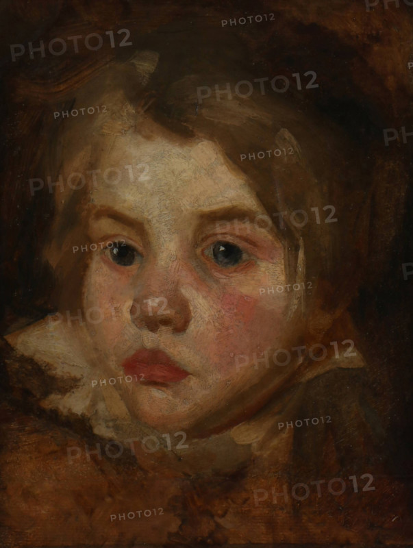 Head of a young boy, Mid of the 19th century. Creator: Manet, Édouard (1832-1883).