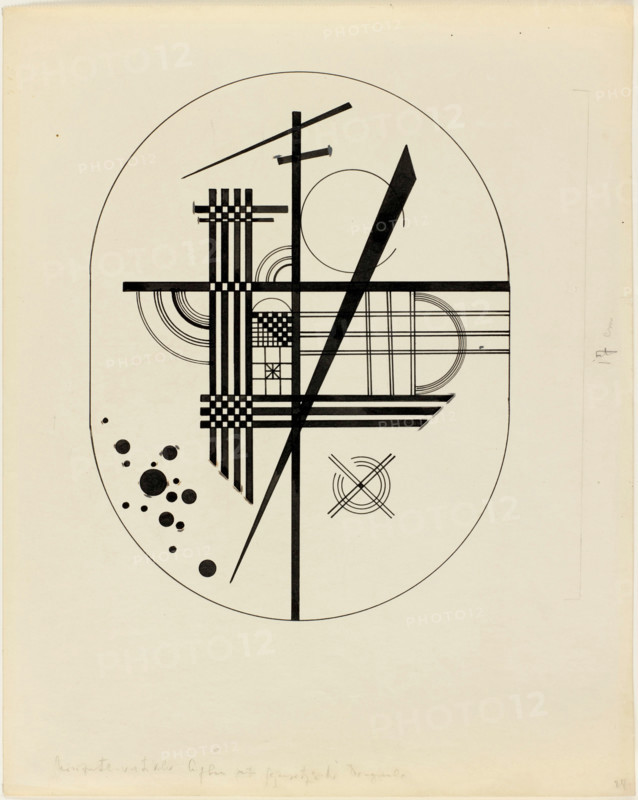 Illustration for "Point and Line to Plane", 1925. Creator: Kandinsky, Wassily Vasilyevich (1866-1944).