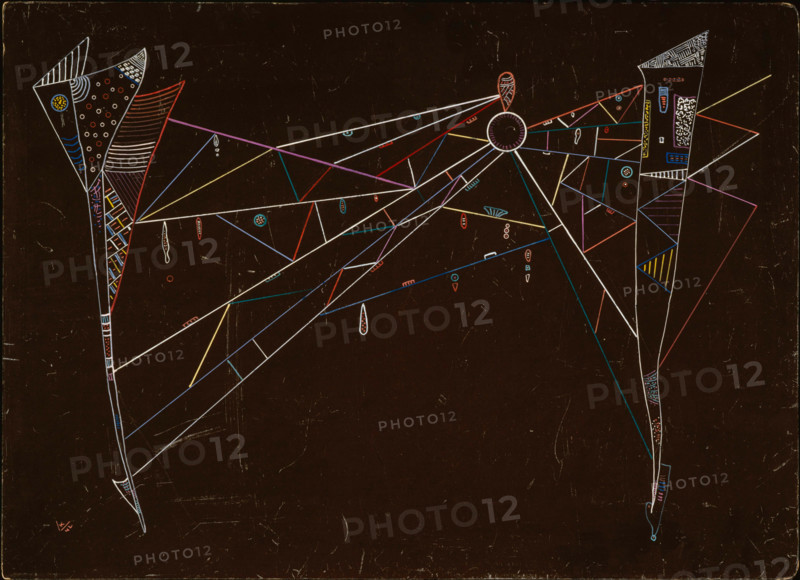 The Net (Das Netz), 1942. Creator: Kandinsky, Wassily Vasilyevich (1866-1944).