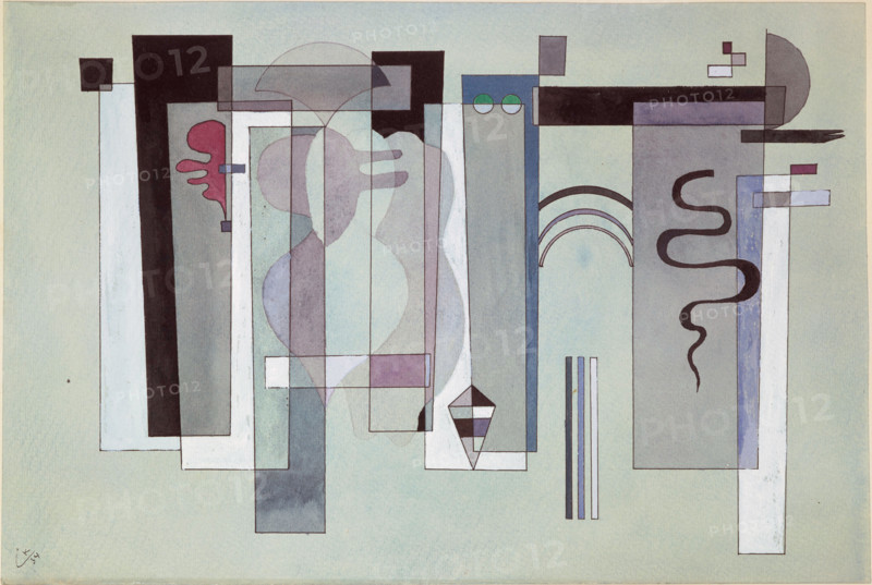 Surfaces réunies (Reunited Surfaces), 1934. Creator: Kandinsky, Wassily Vasilyevich (1866-1944).
