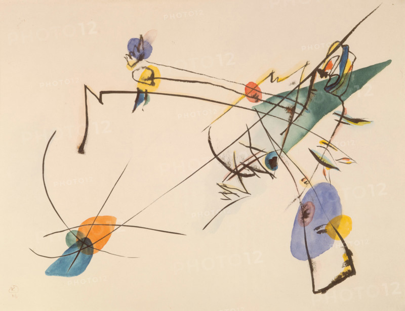 Einfach (Simply), 1916. Creator: Kandinsky, Wassily Vasilyevich (1866-1944).