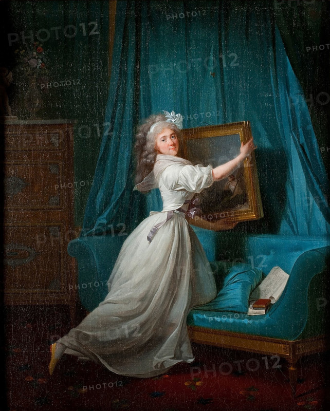 Portrait of Mademoiselle Rosalie Duthé, c1792. Creator: Danloux, Henri-Pierre (1753-1809).