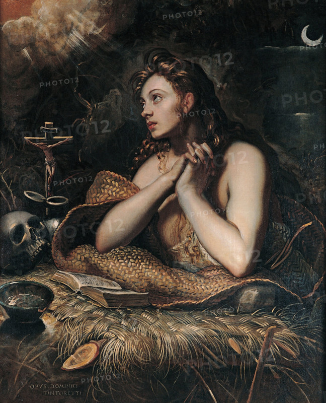 The Repentant Mary Magdalene, 1598-1602. Creator: Tintoretto, Domenico (1560-1635).