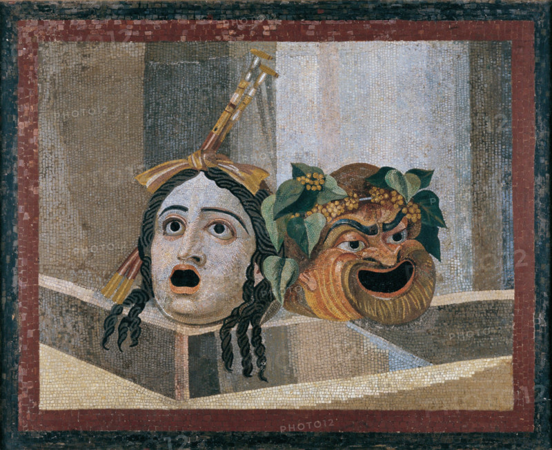The Theatrical Masks , 1st-2nd century. Creator: Roman master (Last third of 16th cen.).