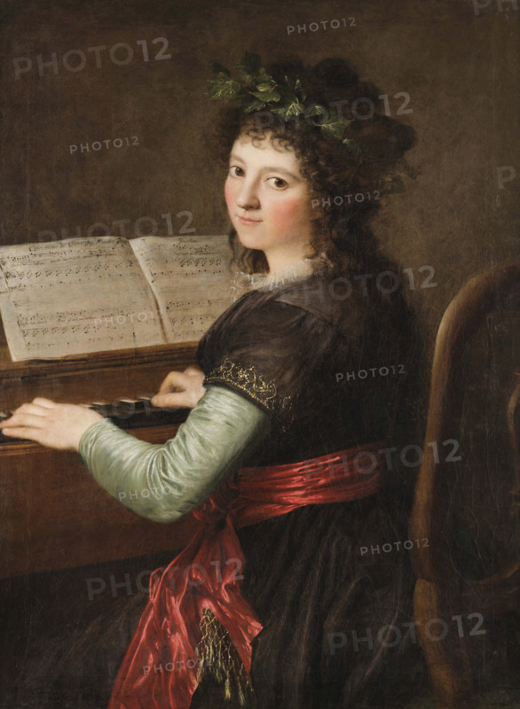 Portrait of countess Bianca Stampa di Soncino, 1791. Creator: Landi, Gaspare (1756-1830).
