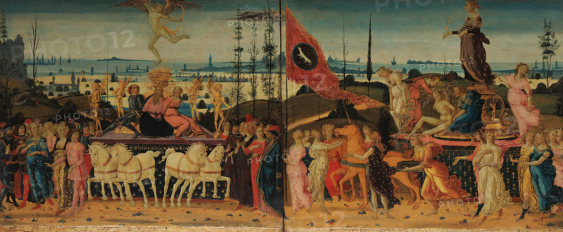 Triumph of Love and Triumph of Chastity , 1485-1490. Creator: Jacopo del Sellaio (1442-1493).