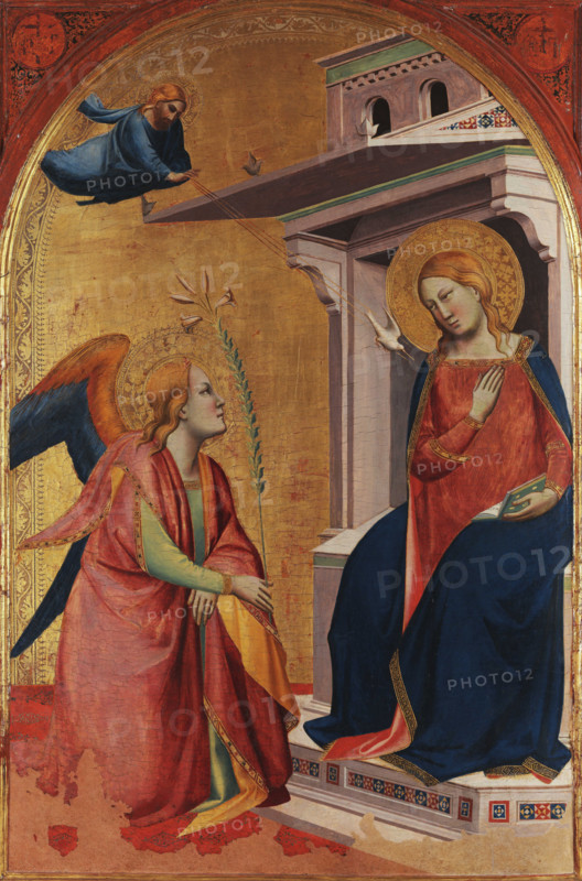 The Annunciation, 1345-1350. Creator: Gaddi, Taddeo (ca 1290-1366).