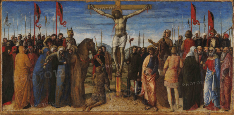 The Crucifixion, 1450. Creator: Bellini, Jacopo (c. 1400-c. 1470).