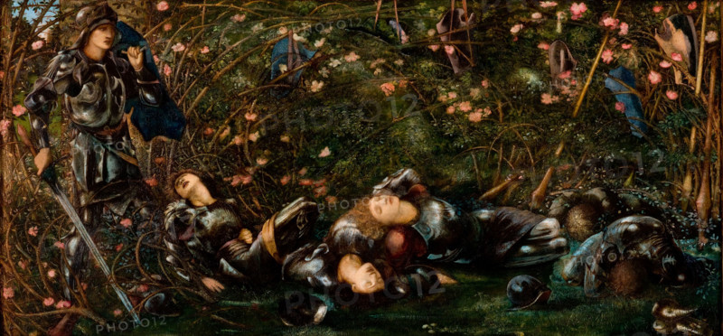The Prince Enters the Wood, 1871-1873. Creator: Burne-Jones, Sir Edward Coley (1833-1898).