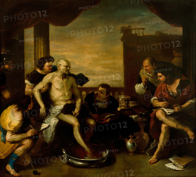 The death of Seneca, c1660. Creator: Giordano, Luca (1632-1705).