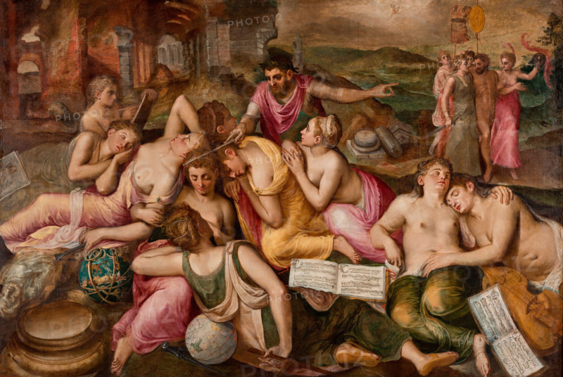 The Awakening of the Arts, c1590. Creator: Floris, Frans, the Elder (1519-1570).