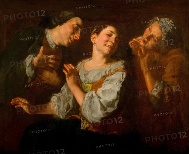 The Seduction, c1752. Creator: Traversi, Gaspare (1732-1769).