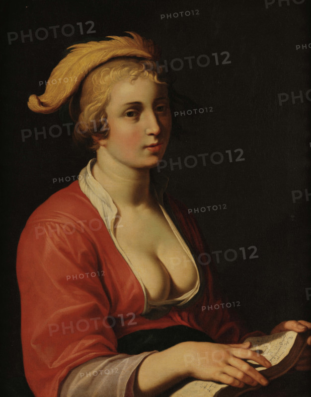 Young Woman with a Book, 1630-1635. Creator: Bloemaert, Hendrick (1601/02-1672).