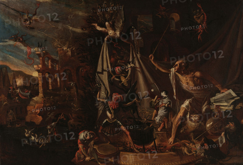 The Witch. Creator: Rosa, Salvatore, (circle of)  .