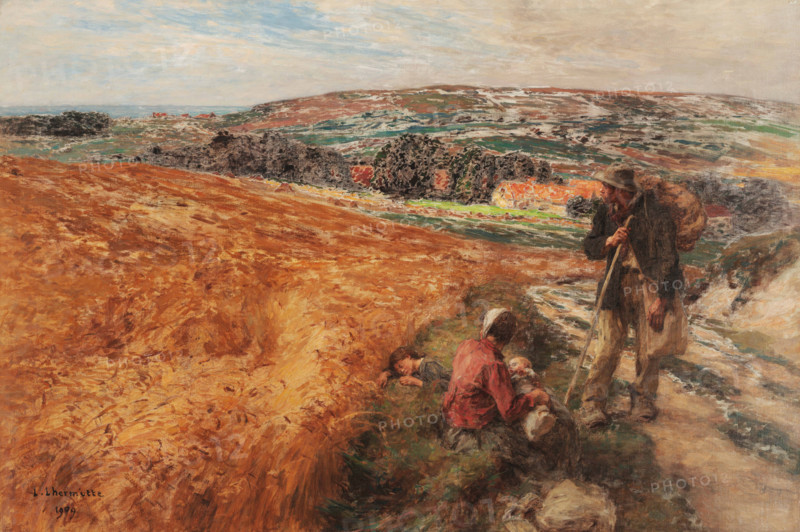 The Wayfarers, 1909. Creator: Lhermitte, Léon (1844-1925).