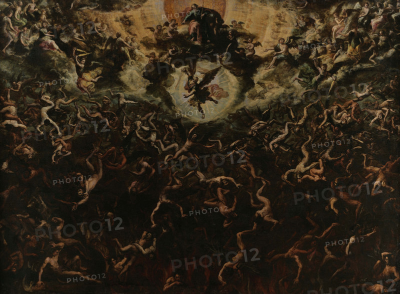 The Fall of the Rebel Angels, Mid of 17th century. Creator: Compagno, Scipione (c. 1624-after 1680).