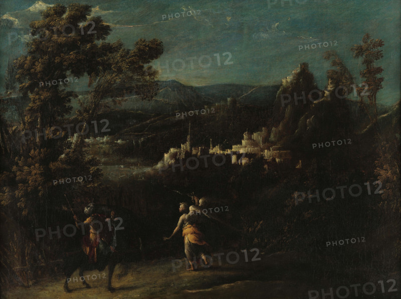 Balaam and the angel, c1615. Creator: Donducci (Il Mastelletta), Giovanni Andrea (1575-1655).