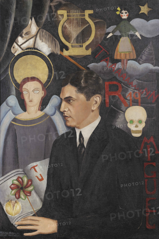 Portrait of the poet Miguel N. Lira (1905-1961), 1927. Creator: Kahlo, Frida (1907-1954).