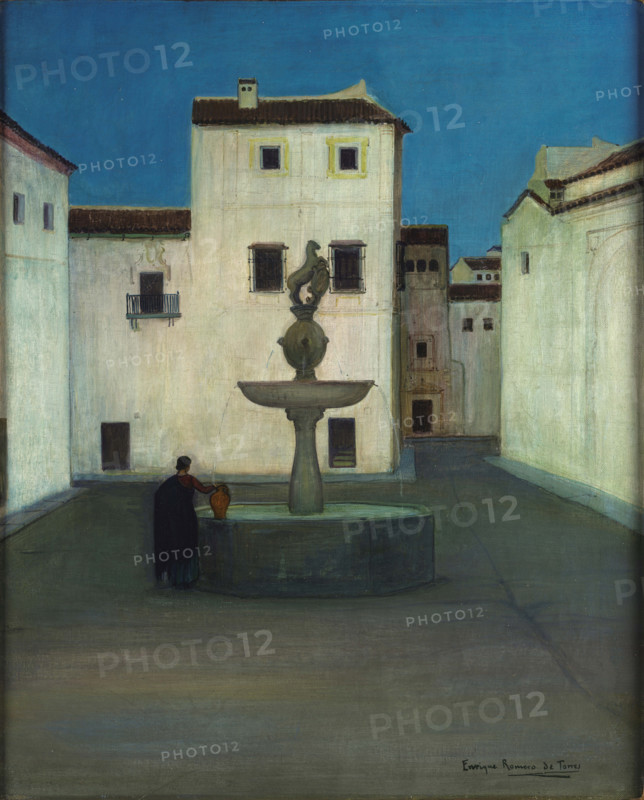 Plaza del Potro, 1907. Creator: Romero de Torres, Julio (1874-1930).