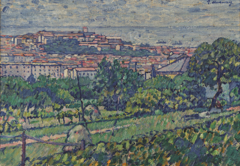Landscape of Trieste, 1912. Creator: Marussig, Pietro (1879-1937).